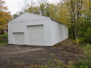 30x60 re side, with Brite White siding_ Marion, NY