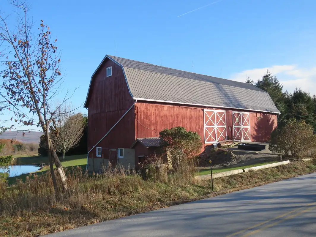 Barn re-roof, Canadice, NY