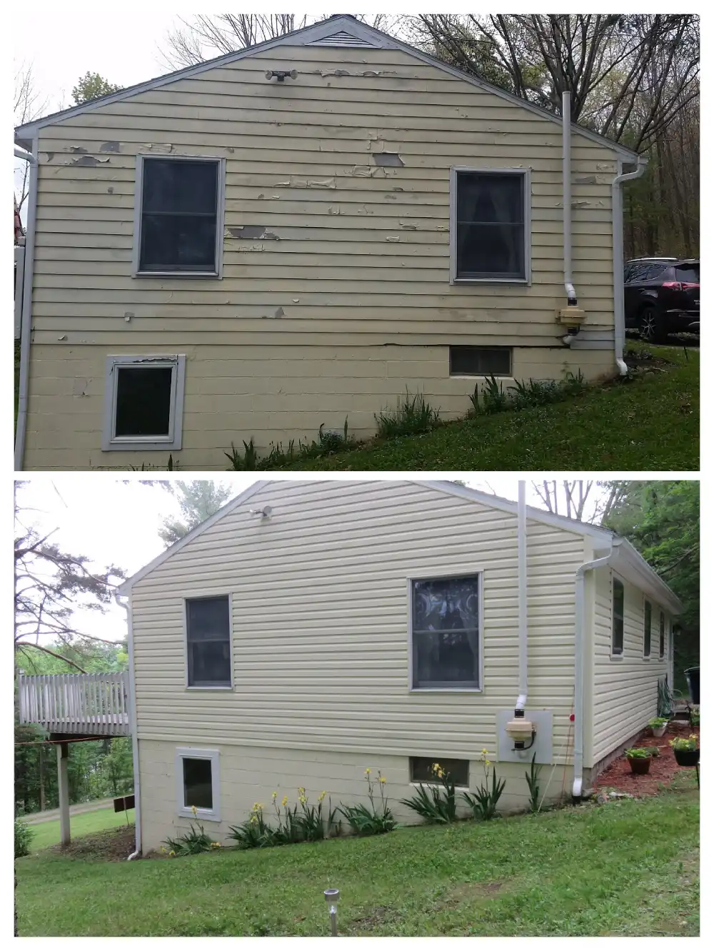 Before-Siding job in Middlesex, NY-COLLAGE